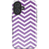 Purple Chevron iPhone 16 Plus Impact Case
